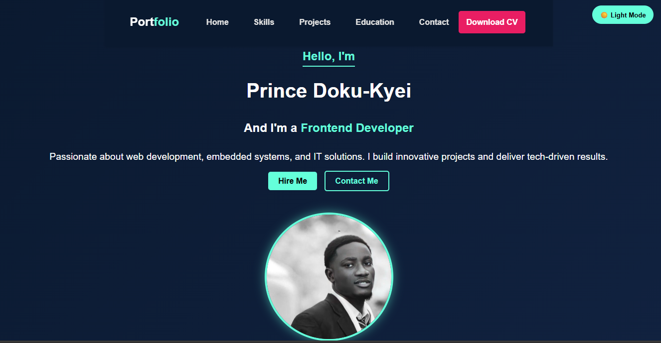 Portfolio Screenshot
